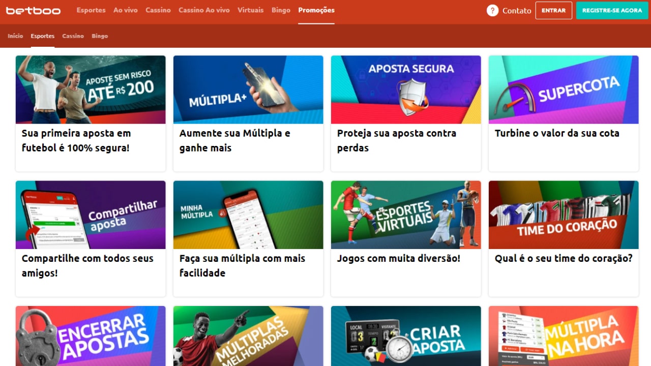 Betboo promoçoes